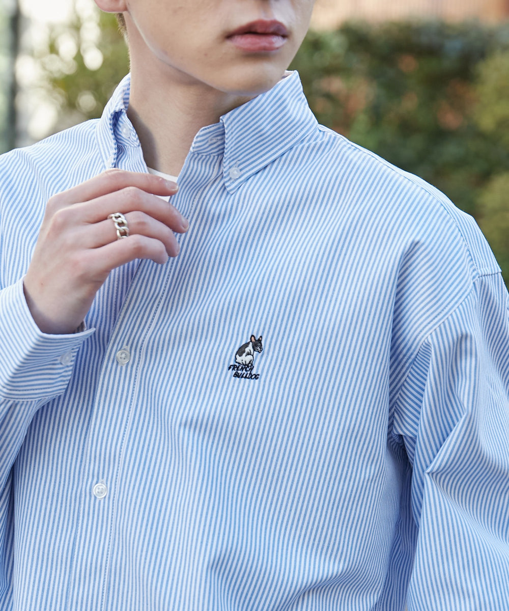 オックスフォードワンポイントシャツ（LS）