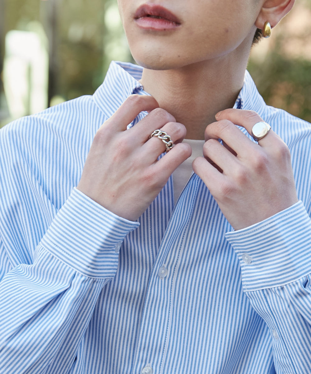 オックスフォードワンポイントシャツ（LS）