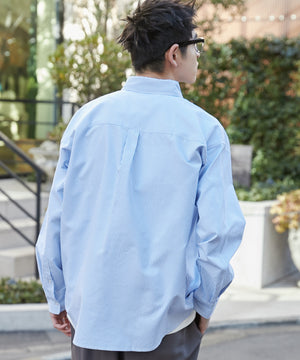 ブルーストライプ モデル：180cm L着用