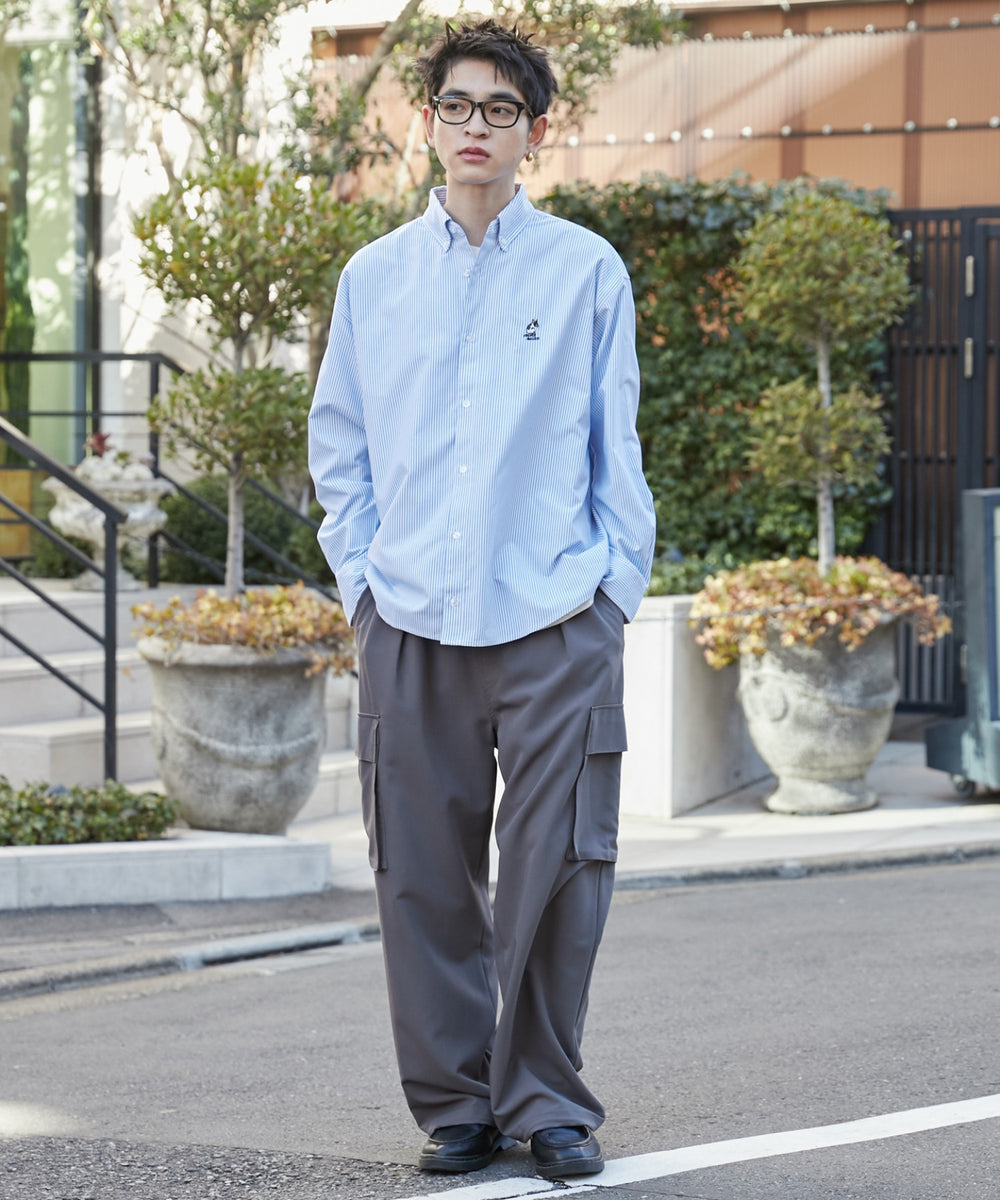 ブルーストライプ モデル：180cm L着用