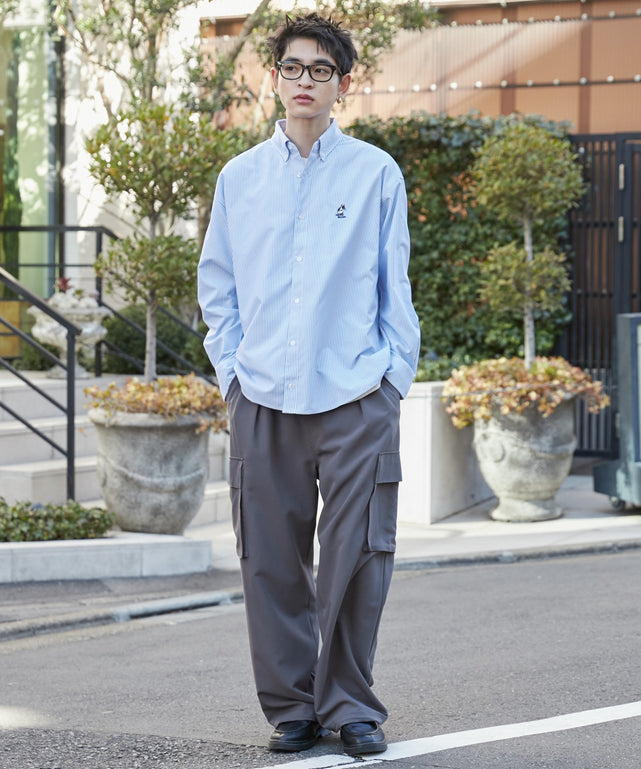 ブルーストライプ モデル：180cm L着用