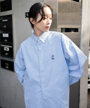 ブルーストライプ モデル：161cm L着用