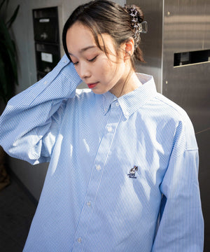 ブルーストライプ モデル：161cm L着用