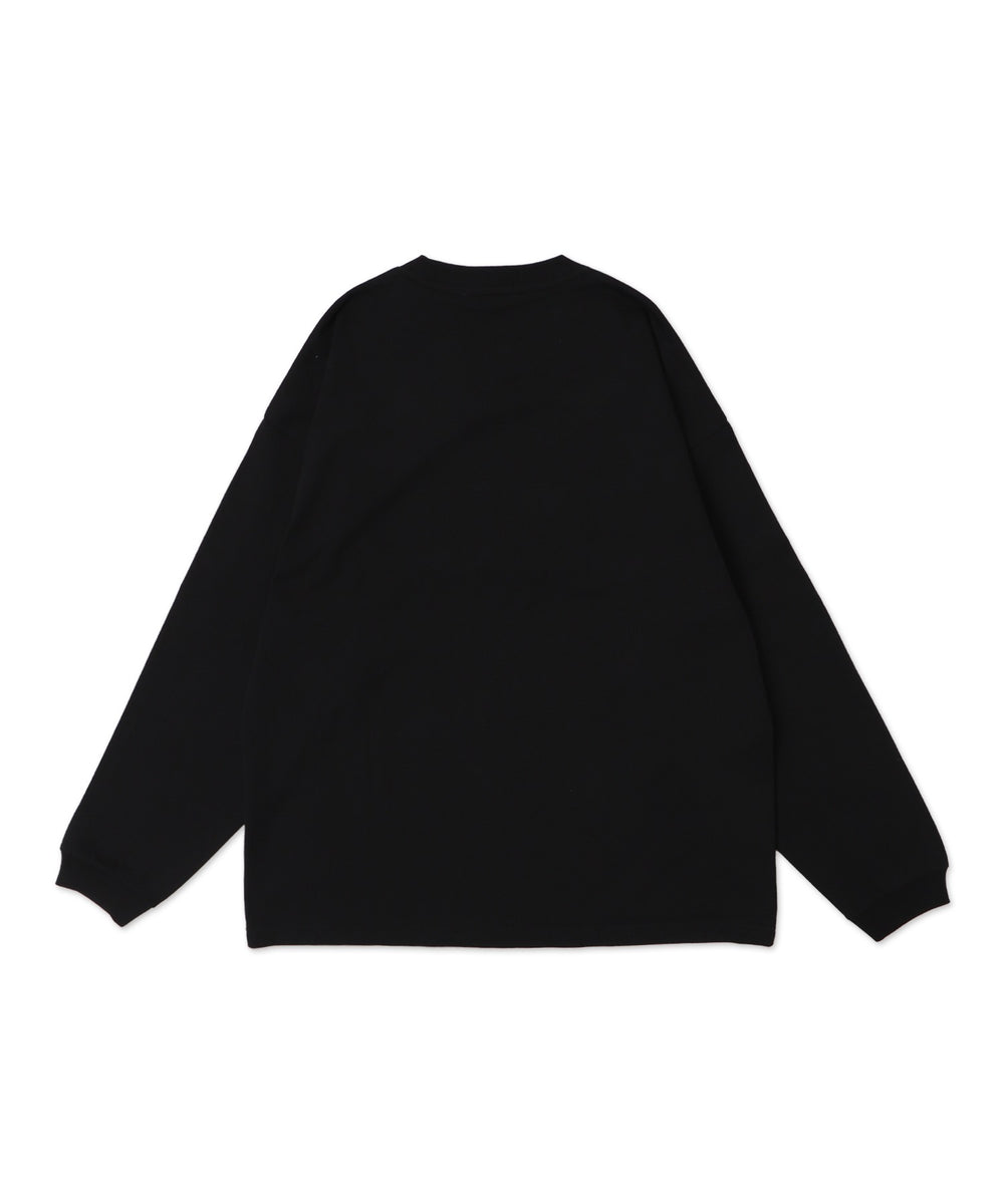 アクセ付きグラフィックプリントT（LS）