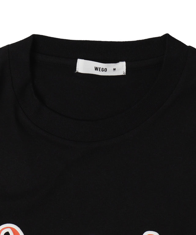 アクセ付きグラフィックプリントT（LS）