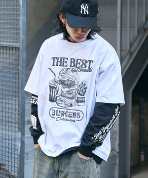 ホワイト 　モデル:175cm L着用