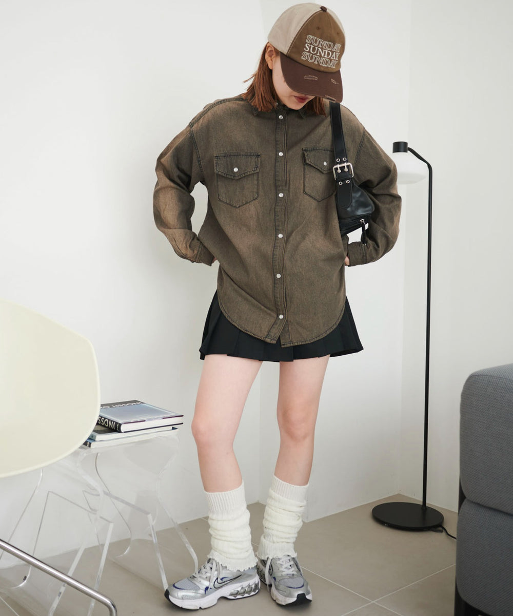 デニムブラック　モデル:155cm F着用