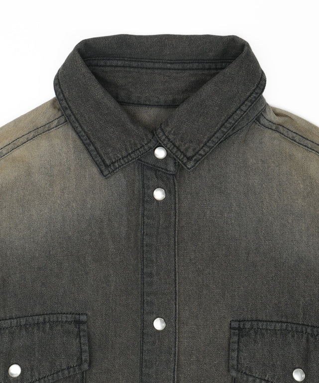 デニムウエスタンBIGシャツ