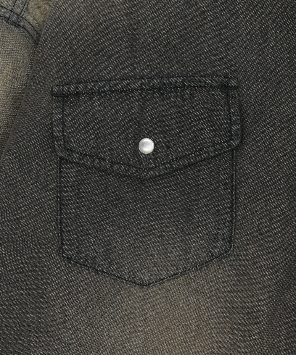 デニムウエスタンBIGシャツ