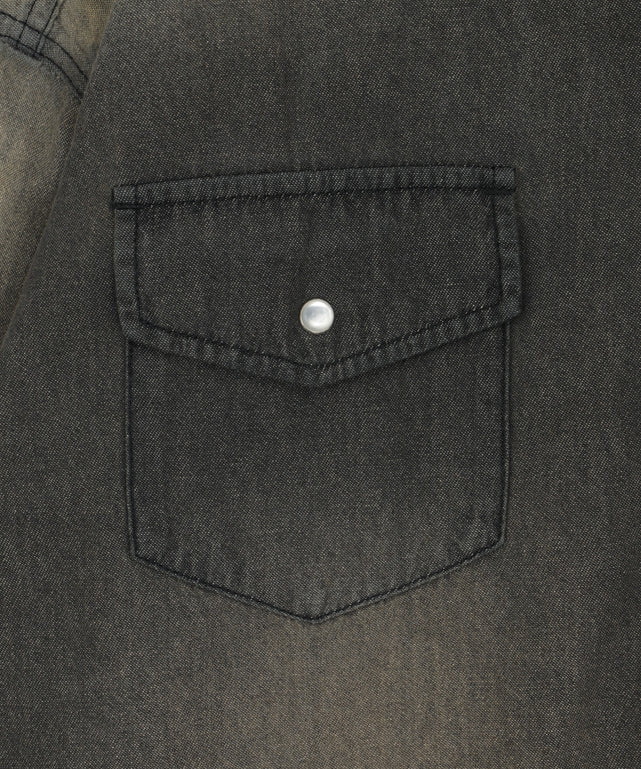 デニムウエスタンBIGシャツ