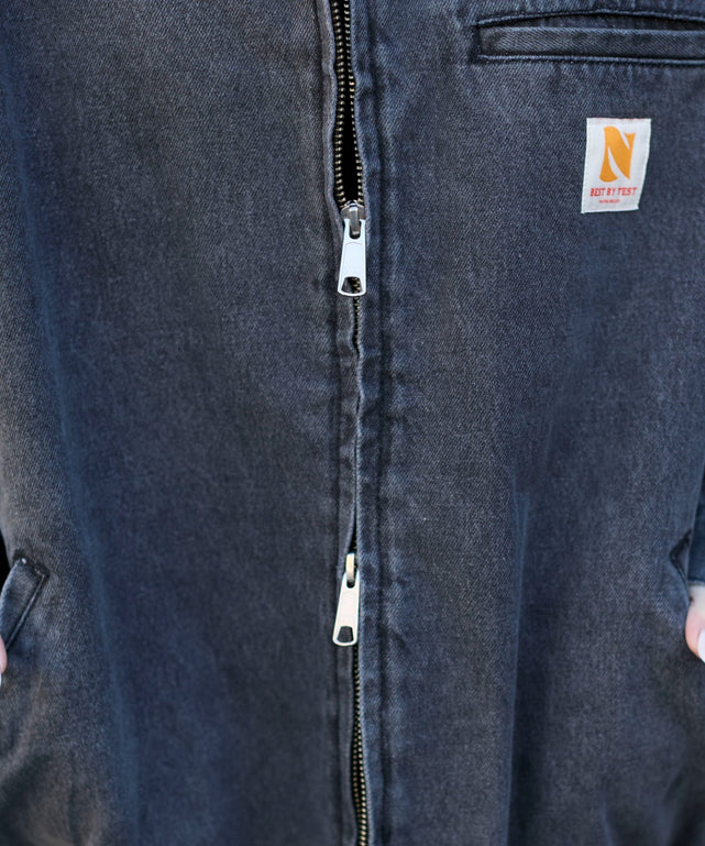 ワーカーズWジップデニムブルゾン