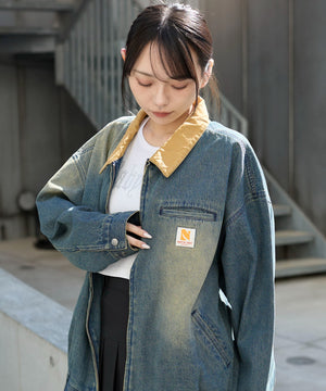 デニム中濃加工　モデル:159cm F着用