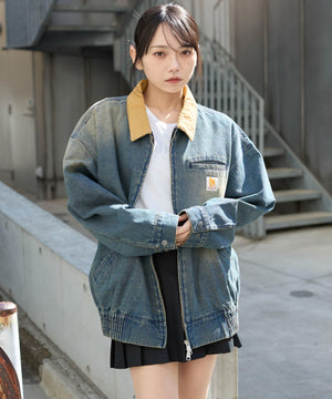 デニム中濃加工　モデル:159cm F着用