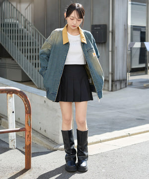 デニム中濃加工　モデル:159cm F着用