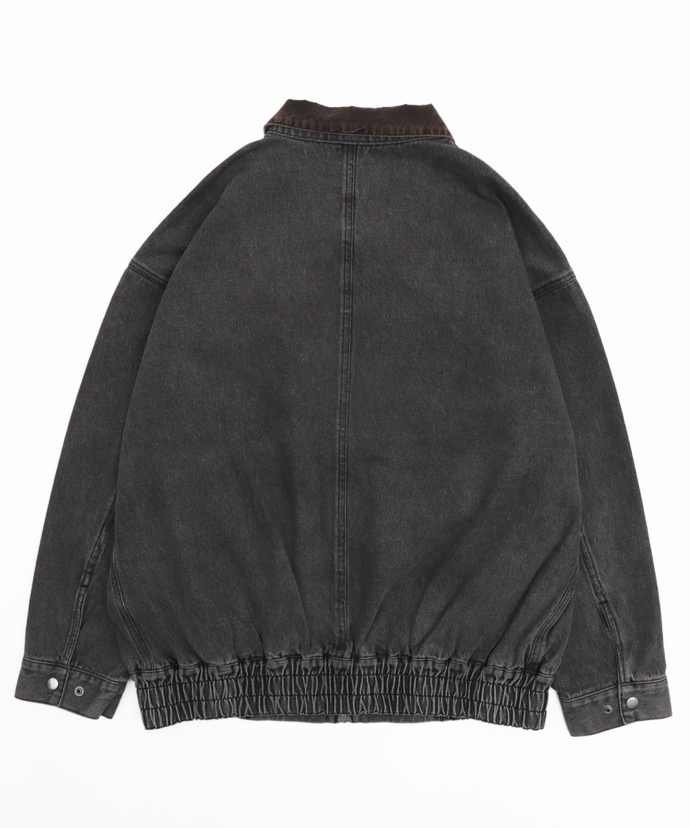 ワーカーズWジップデニムブルゾン