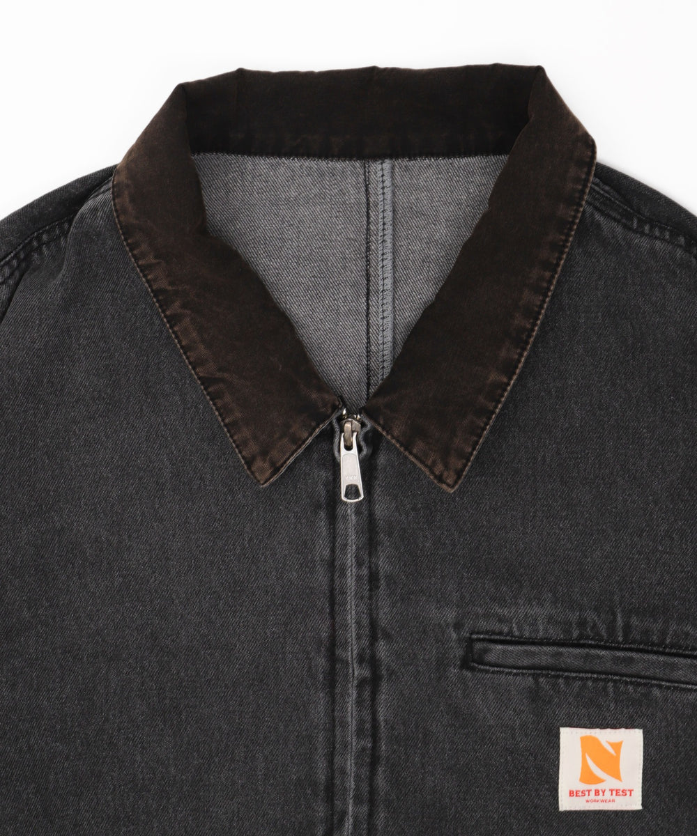 ワーカーズWジップデニムブルゾン