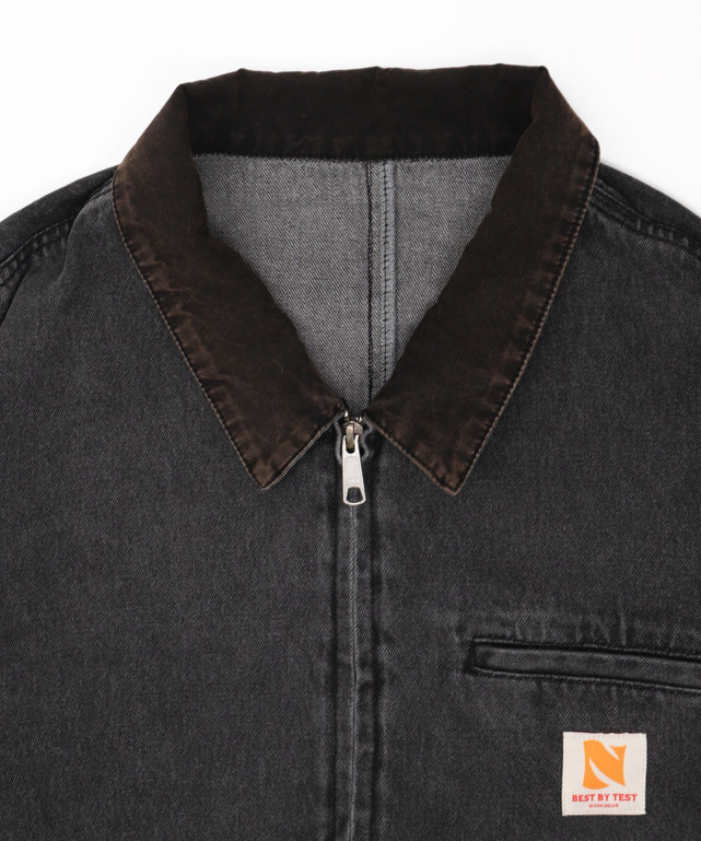 ワーカーズWジップデニムブルゾン