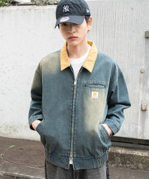 デニム中濃加工 モデル：180cm F着用