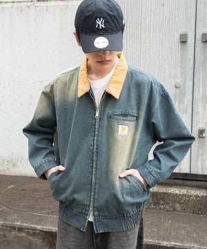 デニム中濃加工 モデル：180cm F着用