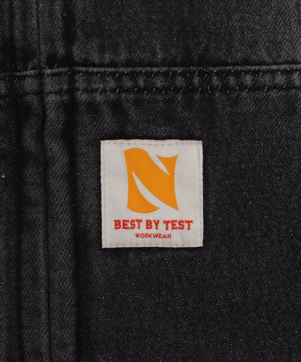 ヴィンテージウォッシュデニムBIGフードブルゾン