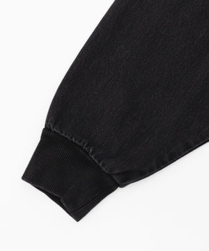 ヴィンテージウォッシュデニムBIGフードブルゾン