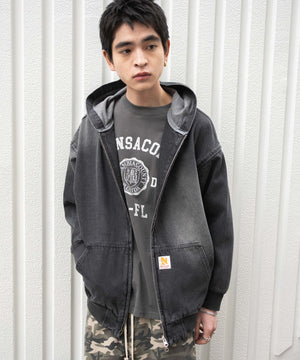 ブラック(ブラックオーバーダイ) モデル：180cm F着用