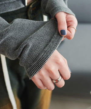 ヴィンテージライクWZIPトップス