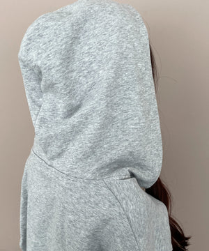 Wジップショートパーカー