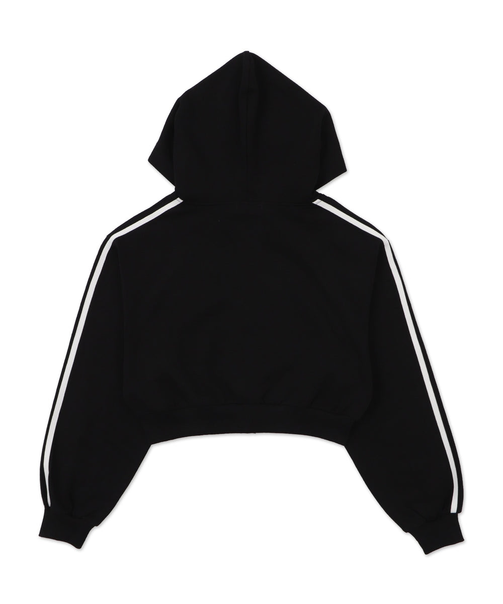 Wジップショートパーカー