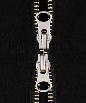 Wジップショートパーカー