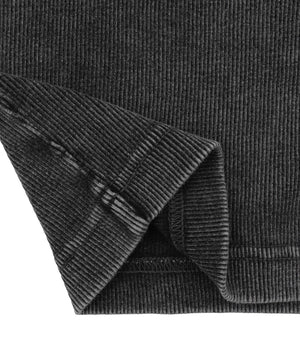 ワンポイント刺繍Wジップリブパーカー