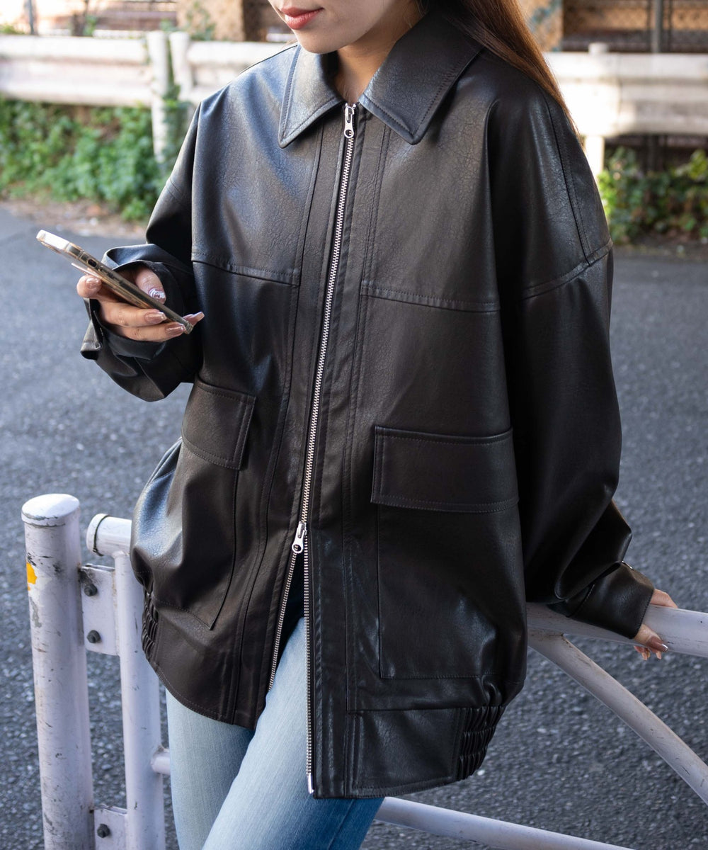 Dブラウン　モデル:155cm M着用