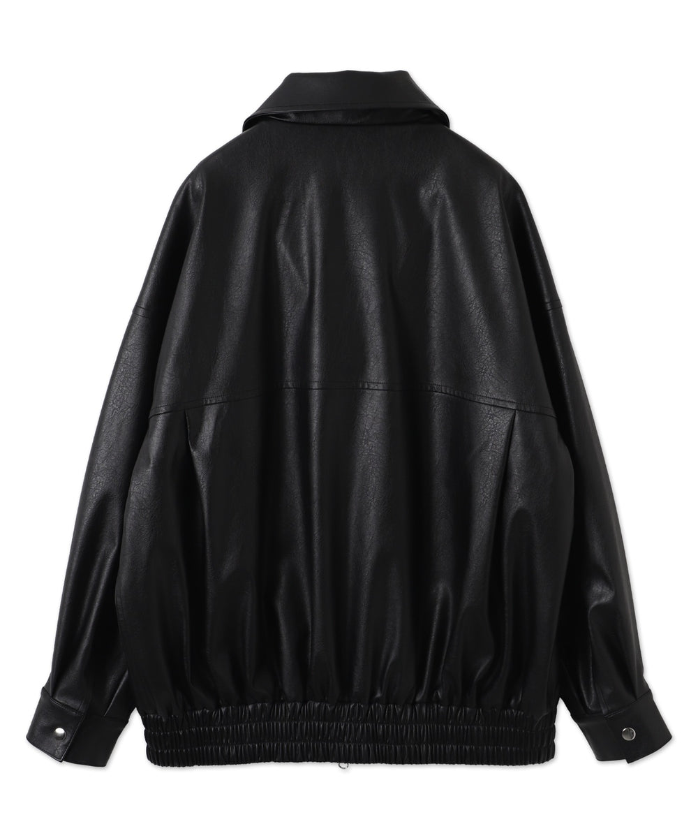 ヴィンテージライクPUフライトジャケット