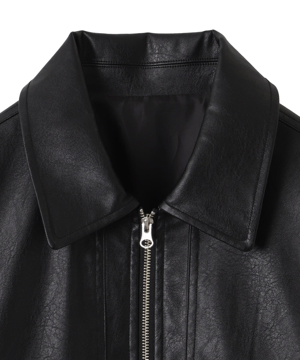 ヴィンテージライクPUフライトジャケット