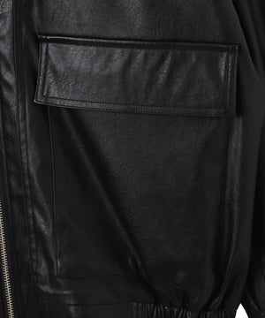 ヴィンテージライクPUフライトジャケット