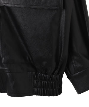 ヴィンテージライクPUフライトジャケット