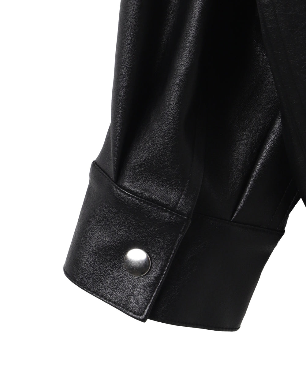 ヴィンテージライクPUフライトジャケット