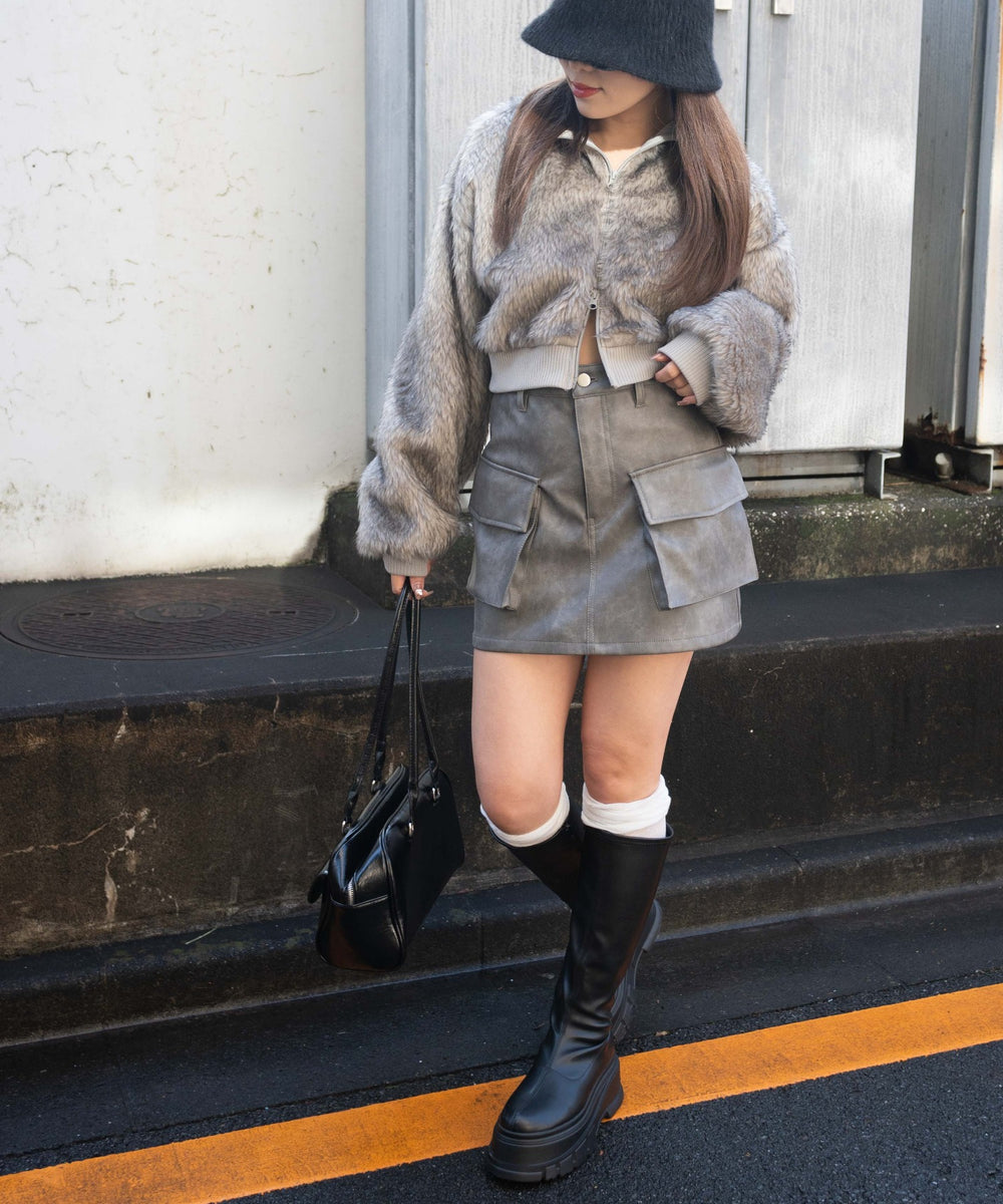 グレー モデル：155cm F着用