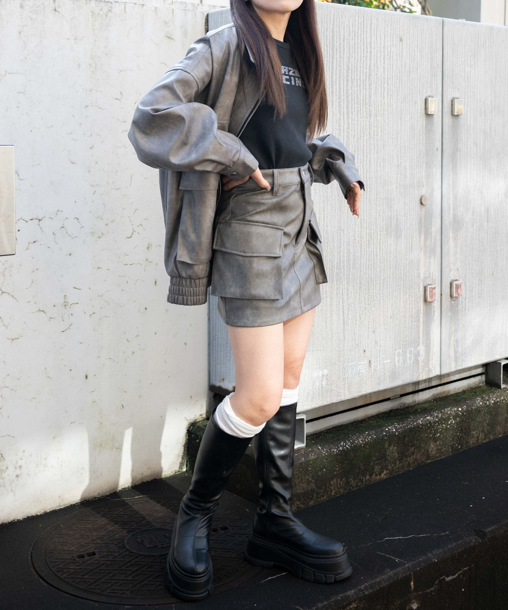 グレー モデル：155cm F着用