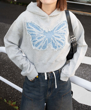 杢グレー　モデル:155cm F着用