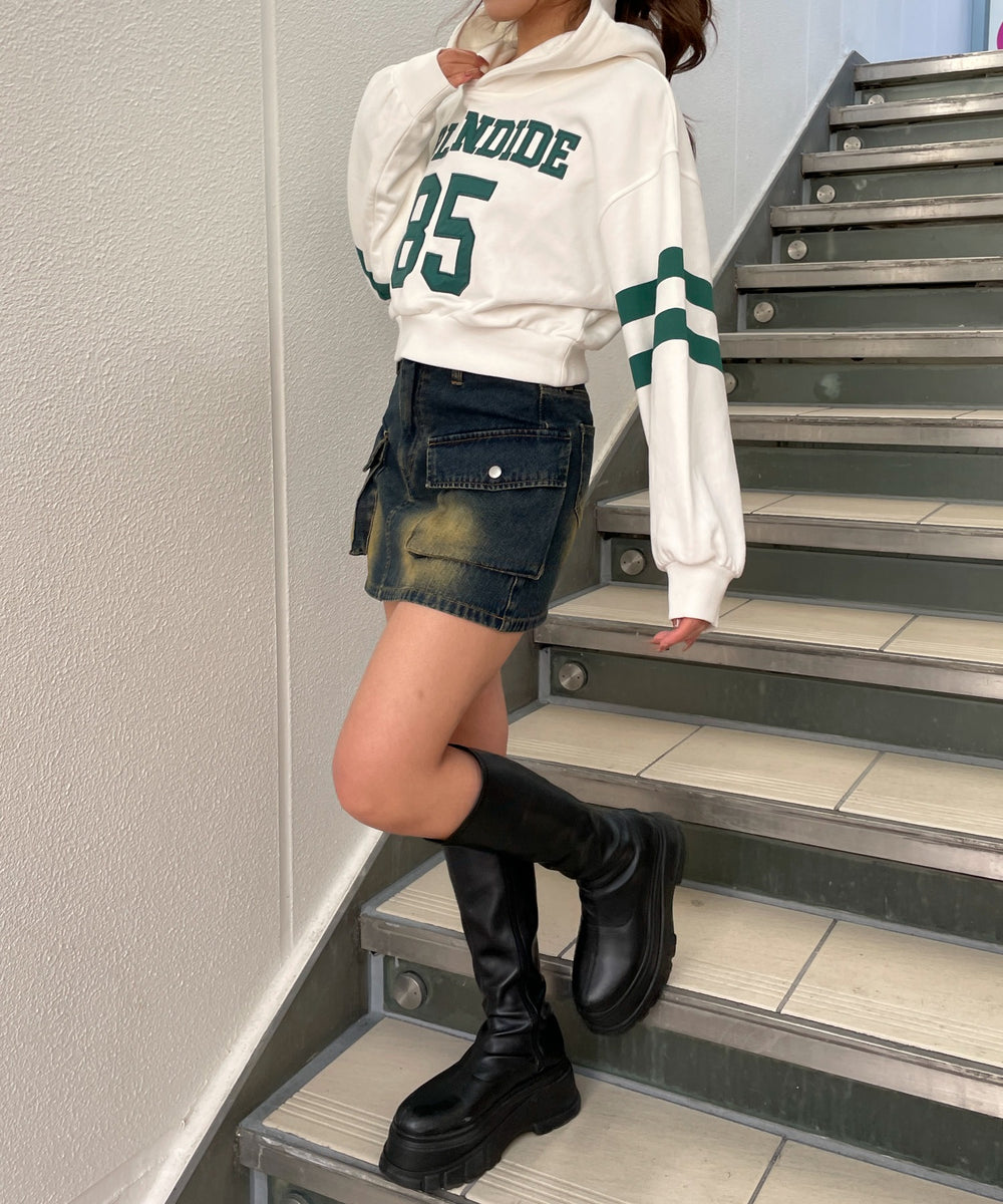 ホワイト モデル：155cm F着用