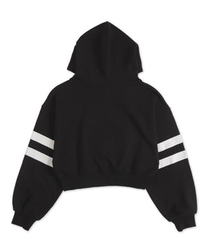 ナンバリングラインショートプルパーカー