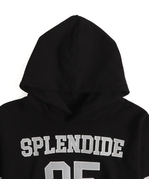 ナンバリングラインショートプルパーカー