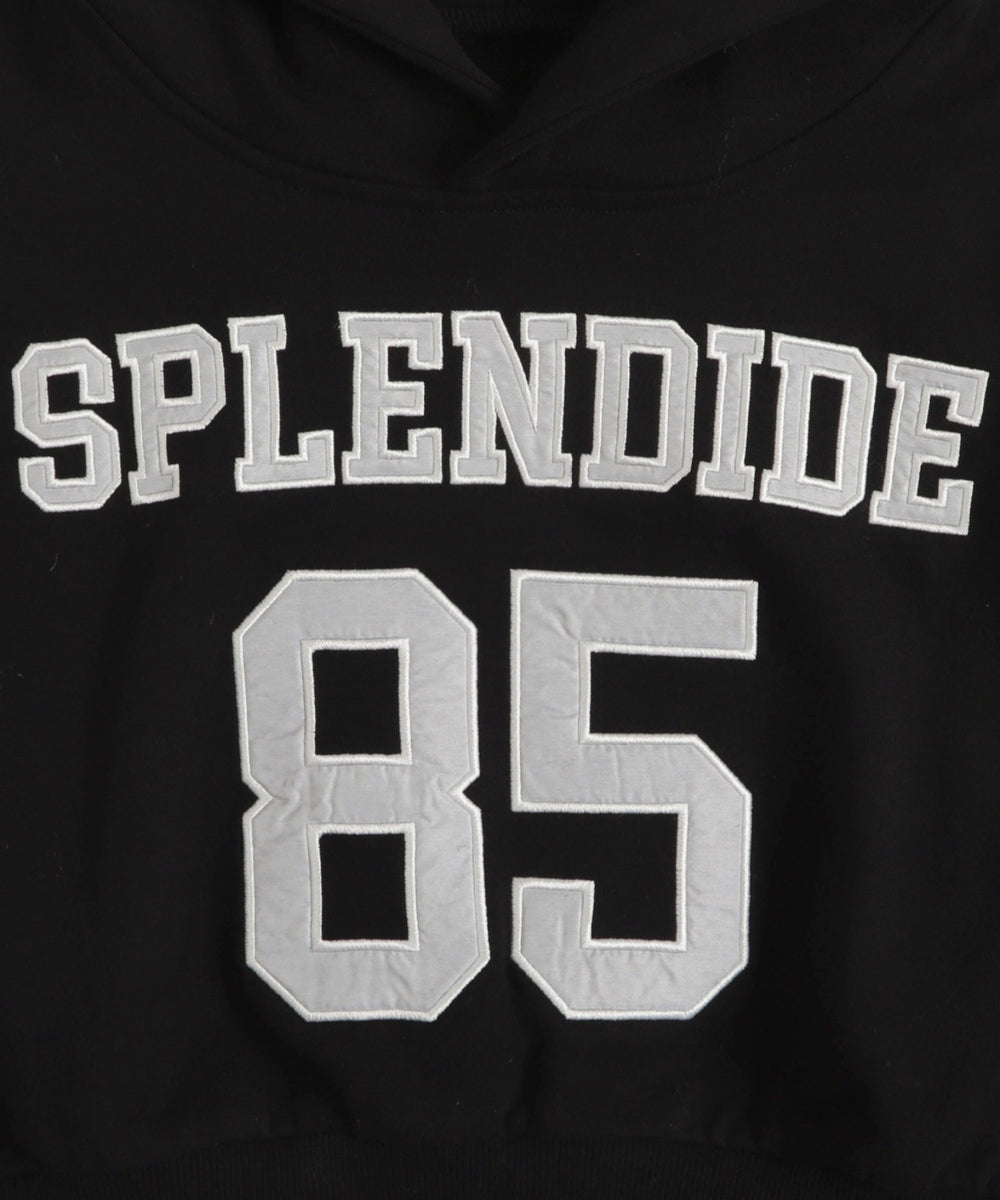 ナンバリングラインショートプルパーカー