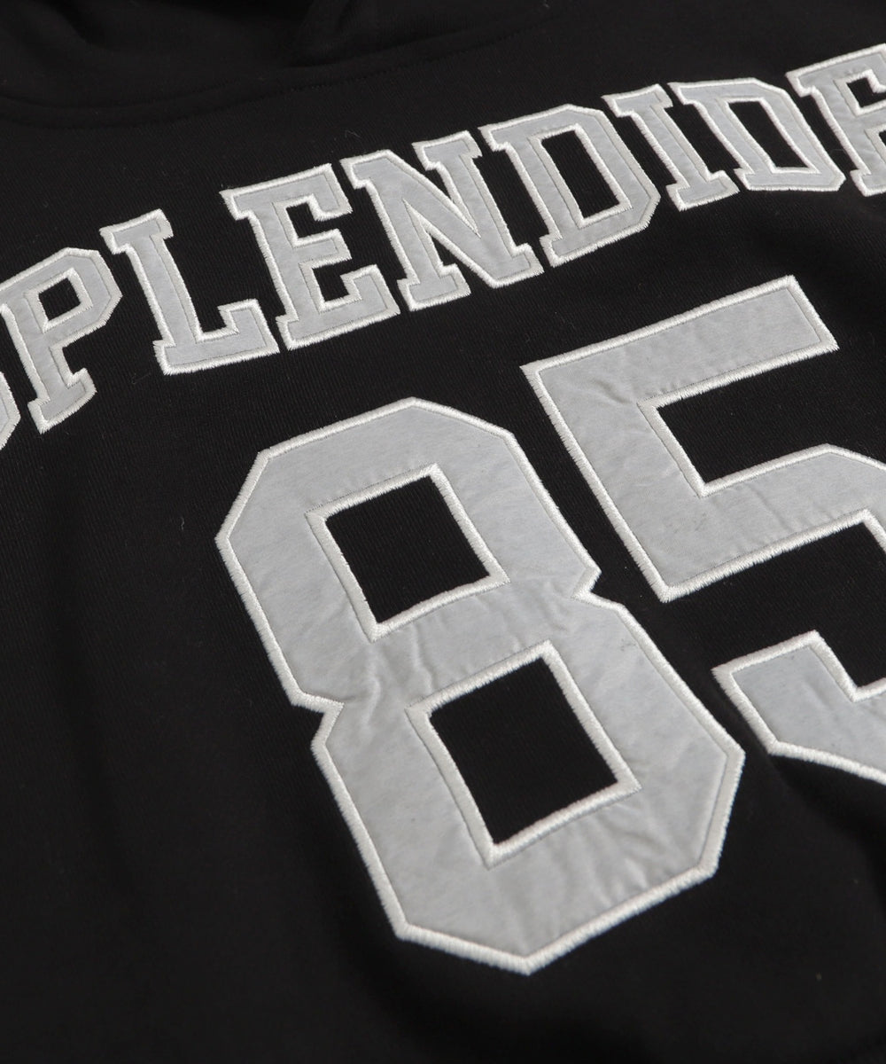 ナンバリングラインショートプルパーカー