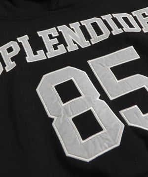 ナンバリングラインショートプルパーカー