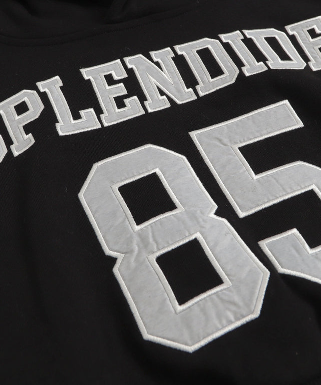 ナンバリングラインショートプルパーカー