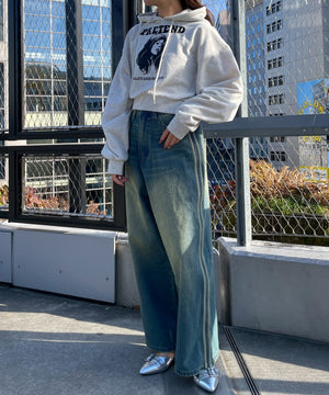 杢グレー モデル：155cm F着用