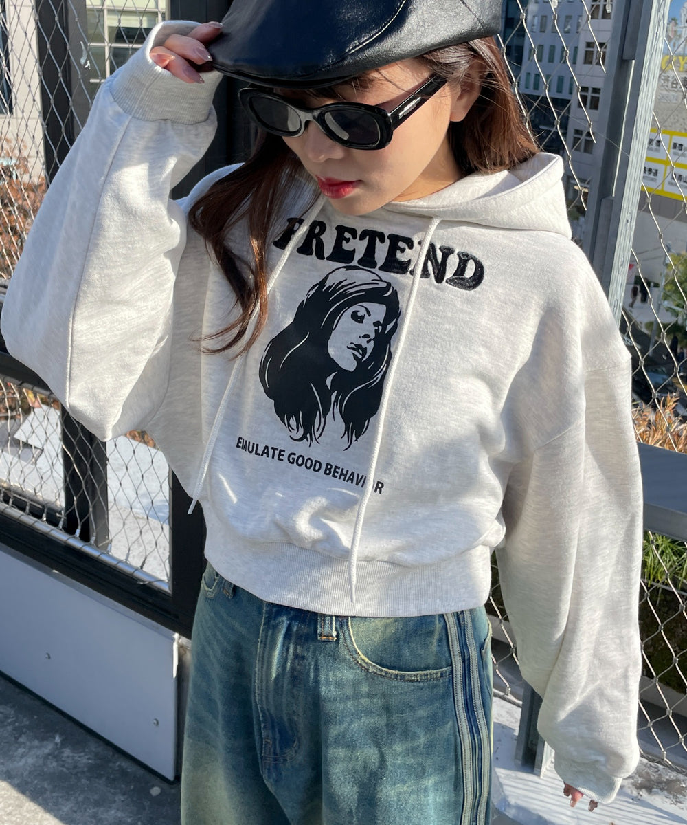 杢グレー モデル：155cm F着用