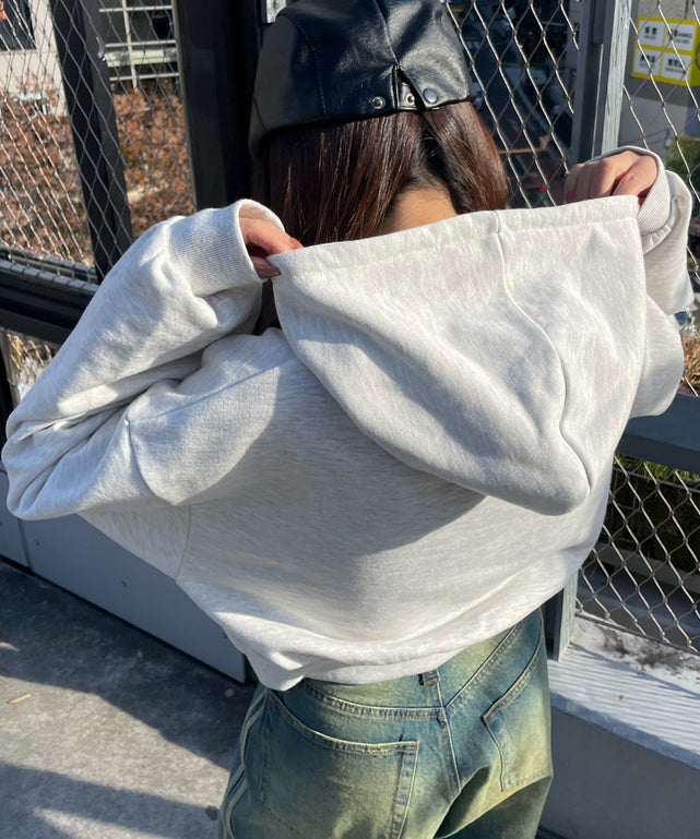 杢グレー モデル：155cm F着用